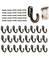 ALONK 25 Stück Garderobenhaken Vintage, Kleiderhaken Garderobe, Schlüsselhaken Vintage