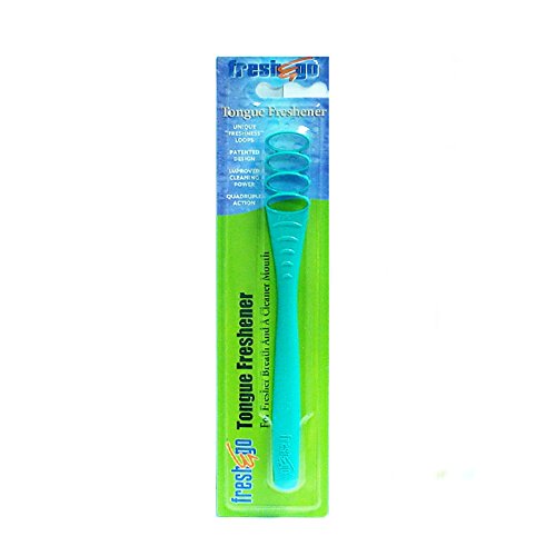 12pk Fresh & Go Tongue Cleaner Scraper Oral Hygiene Freshener
