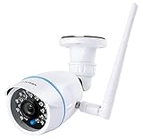 KAMTRON Wireless Security Camera,Outdoor WiFi Surveillance Camera for Home 32G TF Card Included IP65 Weatherproof
