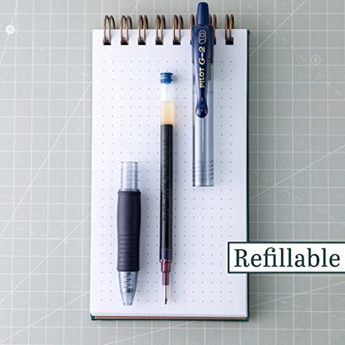 Image of PILOT G2 Premium Gel Pens, Bold Point 1.0mm, Navy Ink, 14-Pack
