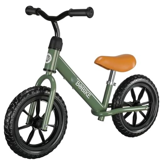 Bobike Toddler Balance Bike Toys for 2 to 5 Year Old Girls Boys Adjustable Seat and Handlebar No-Pedal Training Bike Best Gifts for Kids