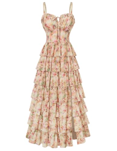 flowy dress - misty bloom trails
