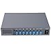 UHPPOTE 4CH Color Quad System Video Splitter CCTV Camera Processor with Remote Control 5 BNC Adapter