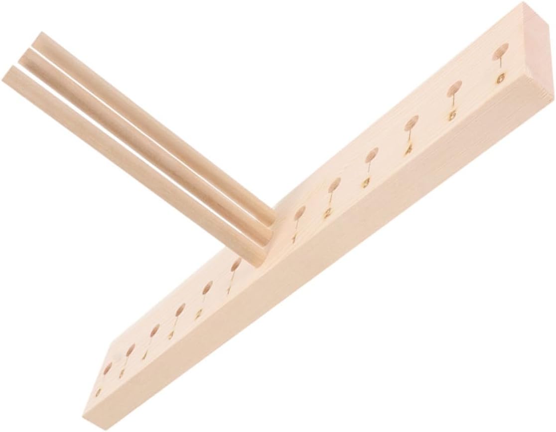 DIYEAH Wooden Hair Bow Maker Tool for Ribbon Bows Versatile Crafting Supplies for Wreaths and Decorations for All Ribbon Widths