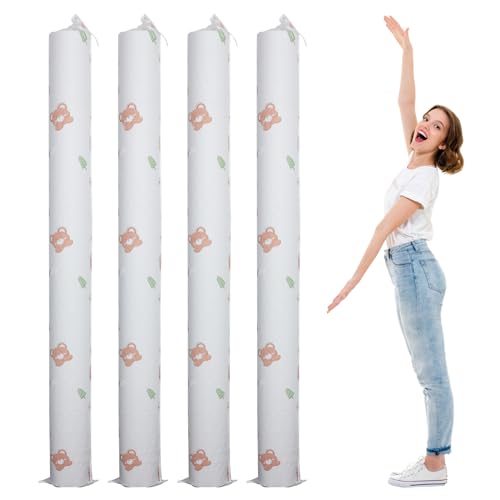 NICENEEDED 4 Pcs Printed Pattern Protection Carpet Bag, Large Rug Storage Bag Fits Rug up to 5.9'x 6.5'