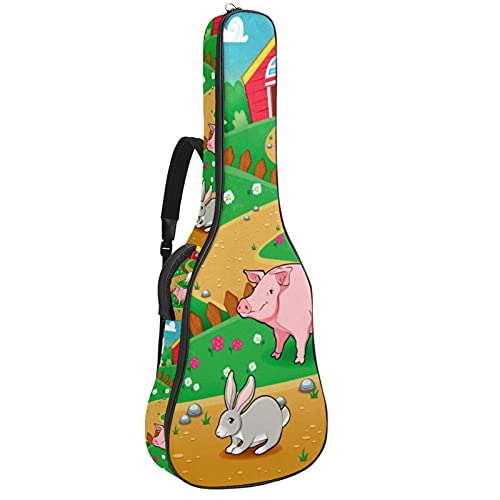 Housse guitare folk antichoc protège votre instrument de 106 cm