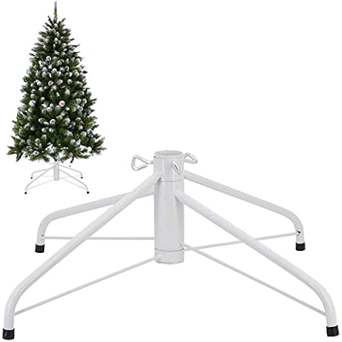 Ouvin Weihnachtsbaumständer, 54,9 cm, Weiß, Eisen, Metall, Basis, 1,2 m, Heimdekoration für Weihnachten Cover