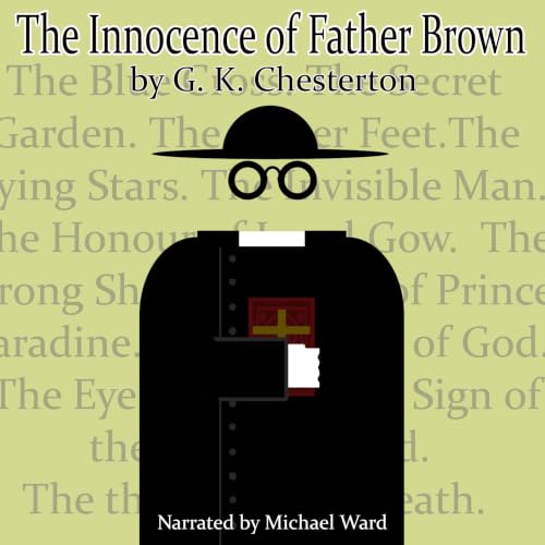 Diseño de la portada del título The Innocence of Father Brown