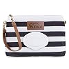 Baby Bumco Diaper Clutch Bag – Water Resistant; Lightweight; Refillable Wipes Dispenser; Portable Changing Kit (Jett…