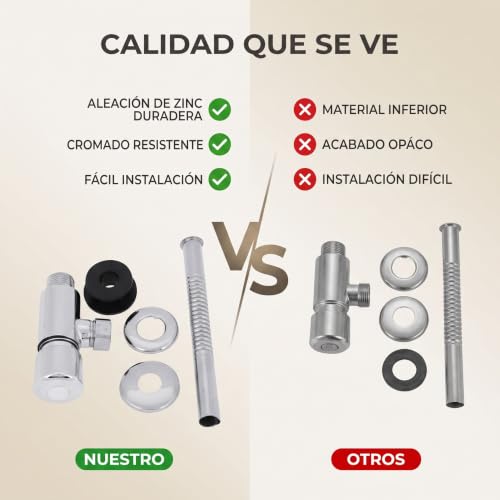 Miniatura 5 de Grifo De Caza De Urinario De Aleación De Zinc, Adaptador En T De Bidé De Metal Con Grifo De Detención, Diseño Reforzado De Fibra