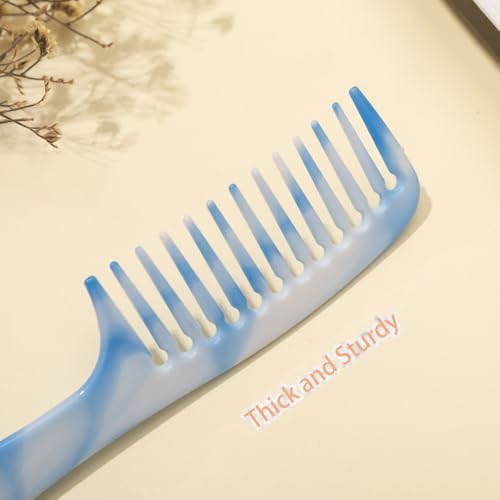 Peines de dientes anchos para cabello rizado, 2 unidades miniatura 4