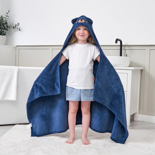 Hiturbo Kids Animal Hooded Towel: Soft Plush Fleece Blanket thumb #5