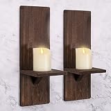 CuffUp Wall Candle Holder, Candle Sconces Rustic Hanging Candle Holder Candle Wall Sconce Flower Vas