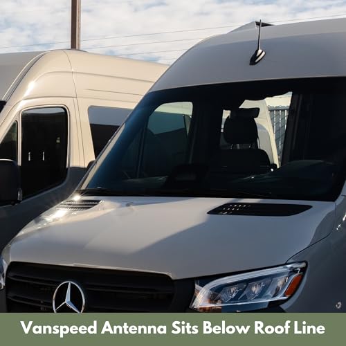 Antena corta Sprinter Vanspeed de 7.3 pulgadas para Mercedes 2019+ 4