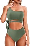 Bikini de encaje con efecto envolvente, top de bikini con lazos, el conjunto de bikini se ajusta perfectamente y se distingue por un ajuste cómodo.