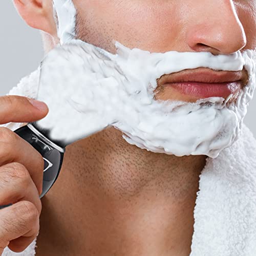 Gdmg Shaving Brush Set, Wooden Beard Shaving Brush (Synthetic Hair) And Black Safety Razor, Professionally Designed For Men's Shaving #TOP3