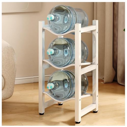 Estante para Botellas de Agua Resistente de 5 Botellas con Enfriador de Acero, Adecuado para Uso en la Oficina y el hogar, Ahorra Espacio, con Patas de Goma, Puede Contener Varias Botellas d