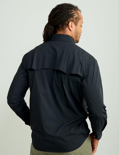 HUK Men's Creekbed Solid Long Sleeve Button, Fishing Shirt2