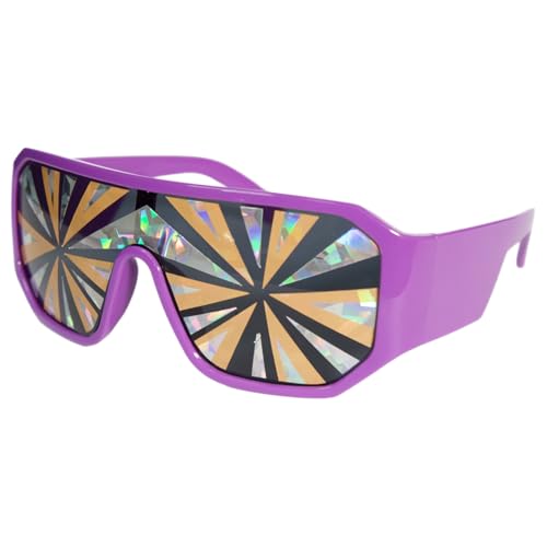 Pro Wrestling Tees Officially Licensed Macho Man Sunglasses - Orange/Grey Burst