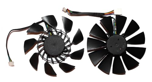 Ventilateur de carte graphique pour ASUS R9 290X par Power4Laptops - Paire de rechange