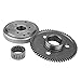 Acouto Starter Drive Clutch Primary Starter Drive Sprag Clutch Assembly for Scooter Moped GY6/125CC/150CC/152QMI/157QMJ/ATV 60 Tooth Gear 20 Sprags