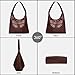 2025 Woven Leather Tote Bag for Women Top- Hobo Bags Large Capacity Soft Vegan Crossbody, Fashion Handle Shoulder Bag with Purses for Women, Red Brown