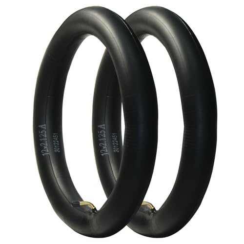 Libereco 2 Pack 12x2.125(12 1/2x2 1/4) Bike Tube with Bent Valve for Electric Bike Kids Bike Electric Scooter