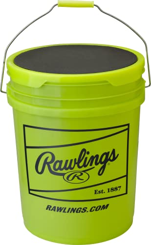 Rawlings | Nc12Bb Fastpitch Softballs & Bucket | 12" | 18 Count #TOP2
