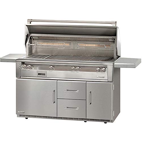 Alfresco Refrigerated Cart All Grill with Rotisserie and Sear Zone (ALXE-56BFGR-LP), Propane, 56-Inch