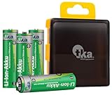 4 accumulateurs lithium-ion AA 3000 mWh / 1,5 V de la marque tka Köbele Akkutechnik