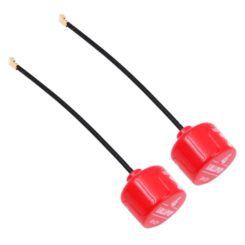 WANGCL 2PCS 5.8GHz 2.3dBi Mini RHCP FPV Drone Antenna UFL High Gain for RC Cars, Planes & Helicopters