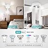 Seruno X 3 Way Adjustable GU10 Ceiling Spotlight Matt White, Industrial Rotatable Spot Lights Round, Modern Metal Spotlight for Kitchen, Hallway, Bedroom, Bulb Not Included #2