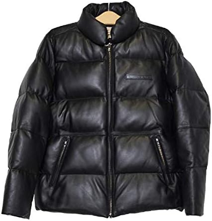 Amazon アヴィレックス シープダウンジャケット メンズ 皮ジャン 革ジャン 大きいサイズ M 09 Black コート ジャケット 通販