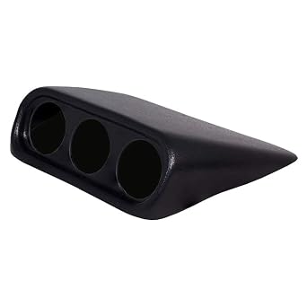 GlowShift Black Triple Dashboard Gauge Pod Fits Subaru Impreza WRX 02-07