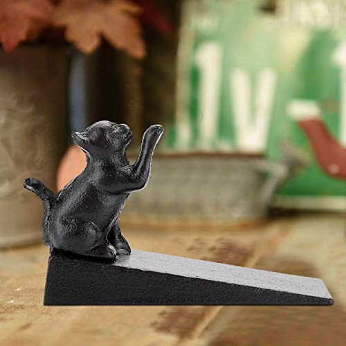 Sumnacon ULSMC00685 2 Pcs Cast Iron Cute Cat Door Stops thumb #2
