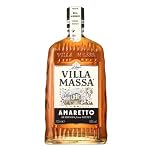 Villa Massa Amaretto (1x0,7l) 30% vol., aus echten sizilianischen Mandeln, süßer und weicher Mandellikör mit exquisiten Zutaten,mit Marzipannuancen, pur oder mit Eis genießen