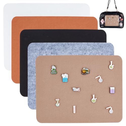 BENECREAT 5 insert de 5 couleurs pour Sac Ita Présentoir Porte Épingles de 320x249mm pour Sac Ita Bricolages à Fenêtre en Sachet