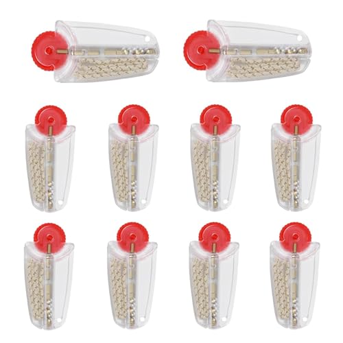JINJUMEI 10 pezzi accessori compatibili con accendini, pietra focaia e nessuna guarnizione volatile, set di accessori universali per accendino, selce e stoppino