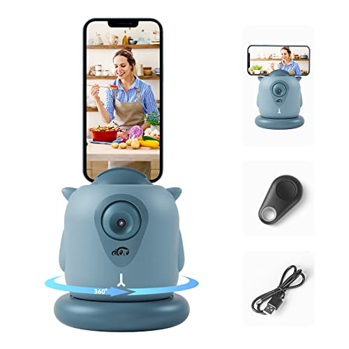 【動作確認済み‼️】自動追跡 360℃ スマート 自撮り棒 写真 動画 LIVE 自動スマート撮影自撮り棒、電話ホルダー、360度回転、顔追跡