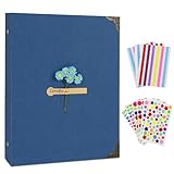Accessoires pour album de scrapbooking : contient 3 feuilles avec coins pour photos et 6 feuilles avec autocollants DIY. Les coins-photos peuvent fixer fermement les photos, empêcher le glissement des photos et les protéger contre les dommages. Les autocollants DIY vous offrent plus d’espace créatif, vous permettant de décorer librement l’album et d’ajouter des éléments personnalisés pour créer facilement un album unique et exclusif et rendre vos souvenirs encore plus amusants.
