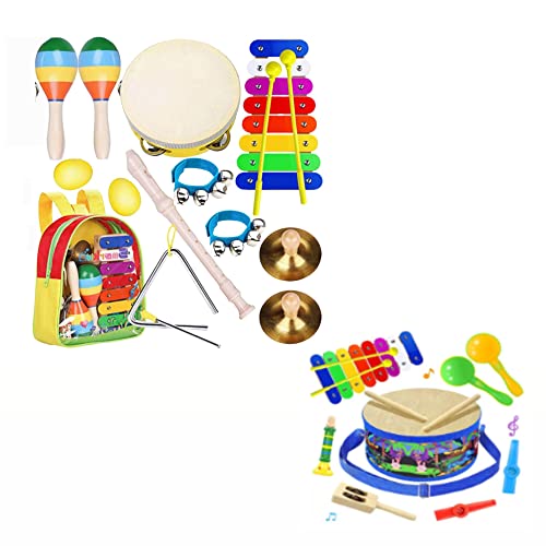 Smarkids Percussion Set And Drum Set Toddler Musical Instruments For Kids Children Educational Toy Set For Boys & Girls #TOP9