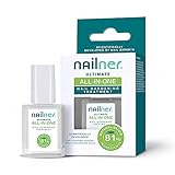 Nailner Ultimate All-in-One Nail Hardening Treatment – Nail Polish Strengthener – Clear Nail Varnish – Nail Strengthener for Damaged Nails – For Stronger, Harder, Healthier-Looking Nails – 10ml - Image 1