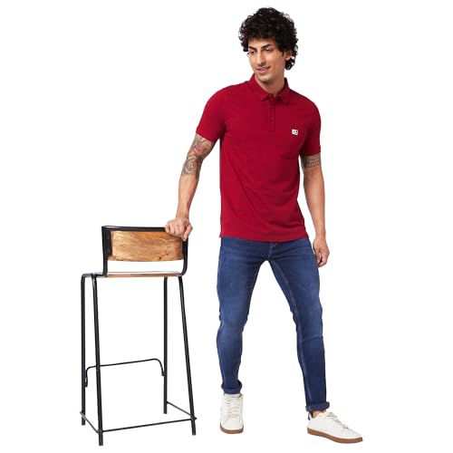 Image of Spykar Men's Skinny Fit Low-Rise Casual Jeans