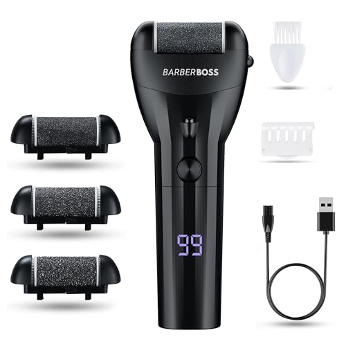 Éliminer les pieds durs efficacement avec la râpe électrique pour les pieds BarberBoss sans fil