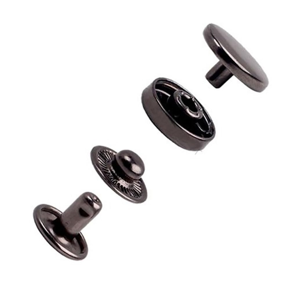 Bottoni A Pressione Metallo 50 Set Di Bottoni A Pressione Bottoni A Pressione In Metallo Bottoni A Pressione Kit Di Strumenti Di Installazione Opzionali Per Abiti Artigianali In Pelle Borse Per Indumenti