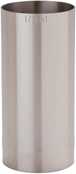 We Can Source It Ltd - Engraved Stainless Steel Thimble Bar Measure - Spirit Measure, Thimble Measure, Shot Measure, Measuring Cup for Commercial and Home Bars 175ml