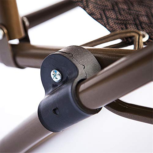 Móveis Cadeiras dobráveis Dobráveis Tune Garden Outdoor Rocker Rocking Chair Zero Gravity Headrests