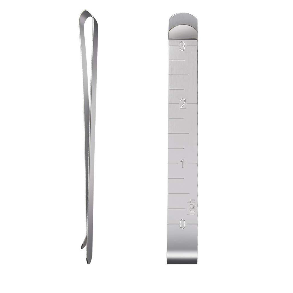 Clip Per Orlo 7.6cm In Acciaio Inox - Con Righello, Set Di 6, Per Tessuti E Tende - Foto 12