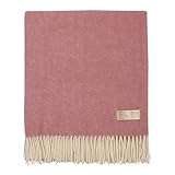 Cozy Blankets | Wool Blanket/Throw | 100% New Zealand Wool | Perfect for Home and Outdoors | Virgin Wool Throw with Fringes 55'x79'(140 x 200 cm)