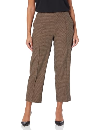 Vince Women's Houndstooth Mid Rise Pull on Pant